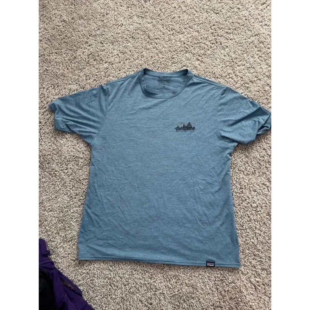 Patagonia blue dri fit shirt ASM